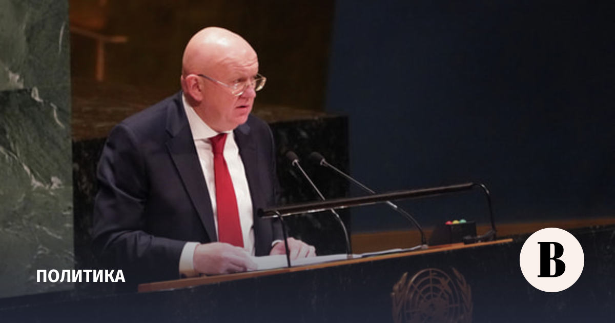 Nebenzya: Israel has no right to self-defense as an occupying country