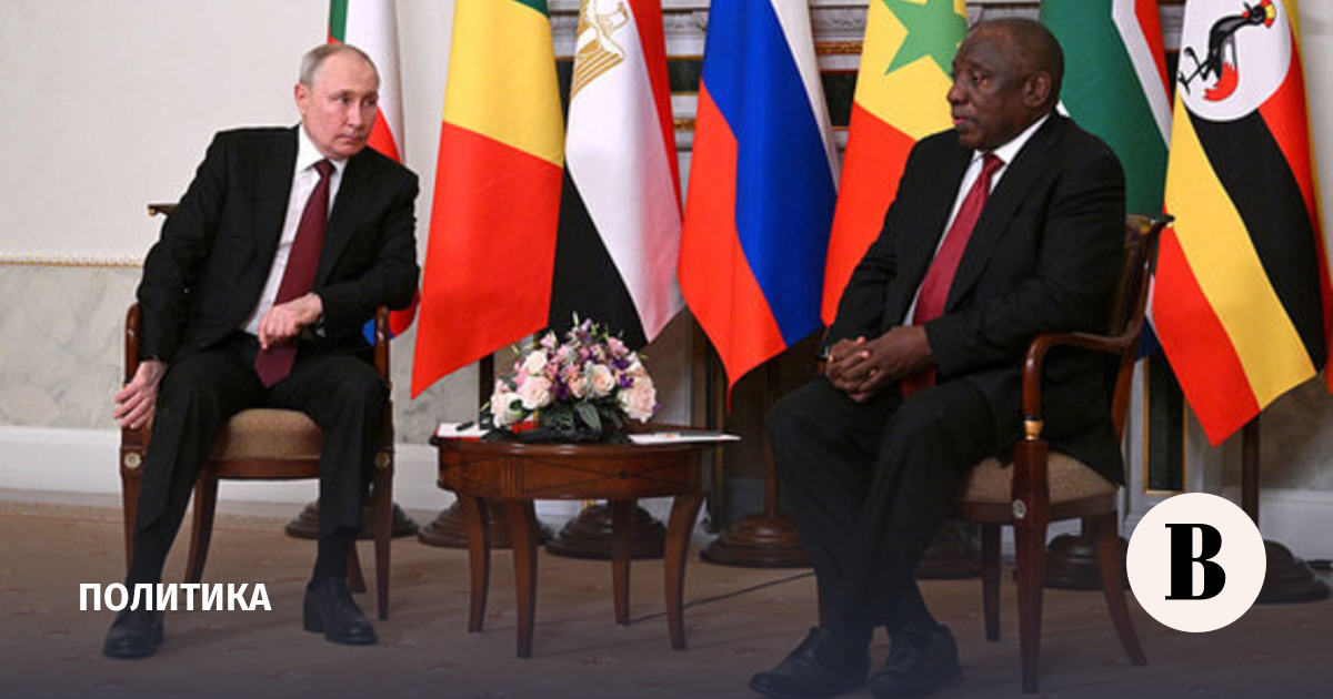 Putin and the President of South Africa discussed the terrorist attack at Crocus