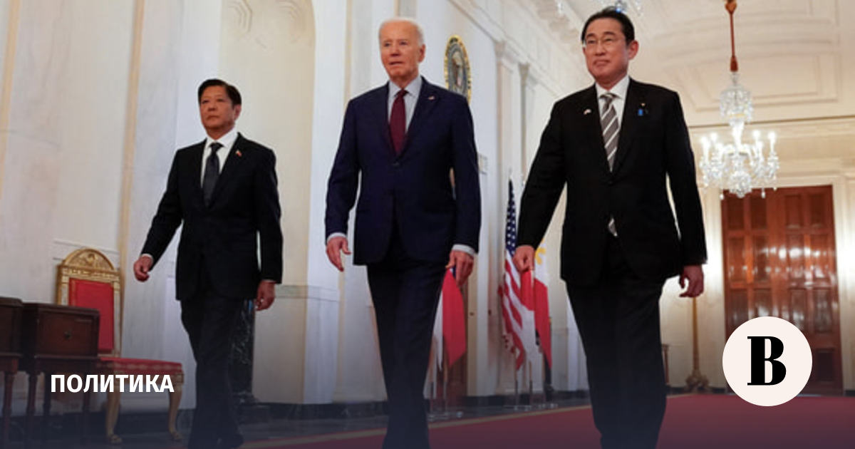 US holds trilateral summit with leaders of Japan and Philippines