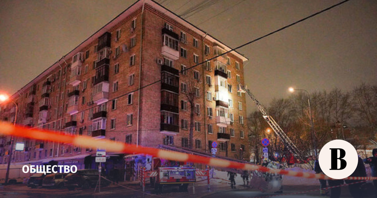 Пожар в жилом доме на Пресненском Валу в Москве полностью ликвидирован