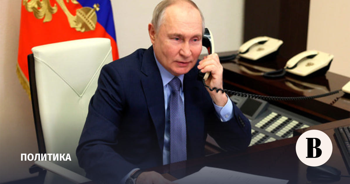 Путин провел телефонный разговор с Вучичем