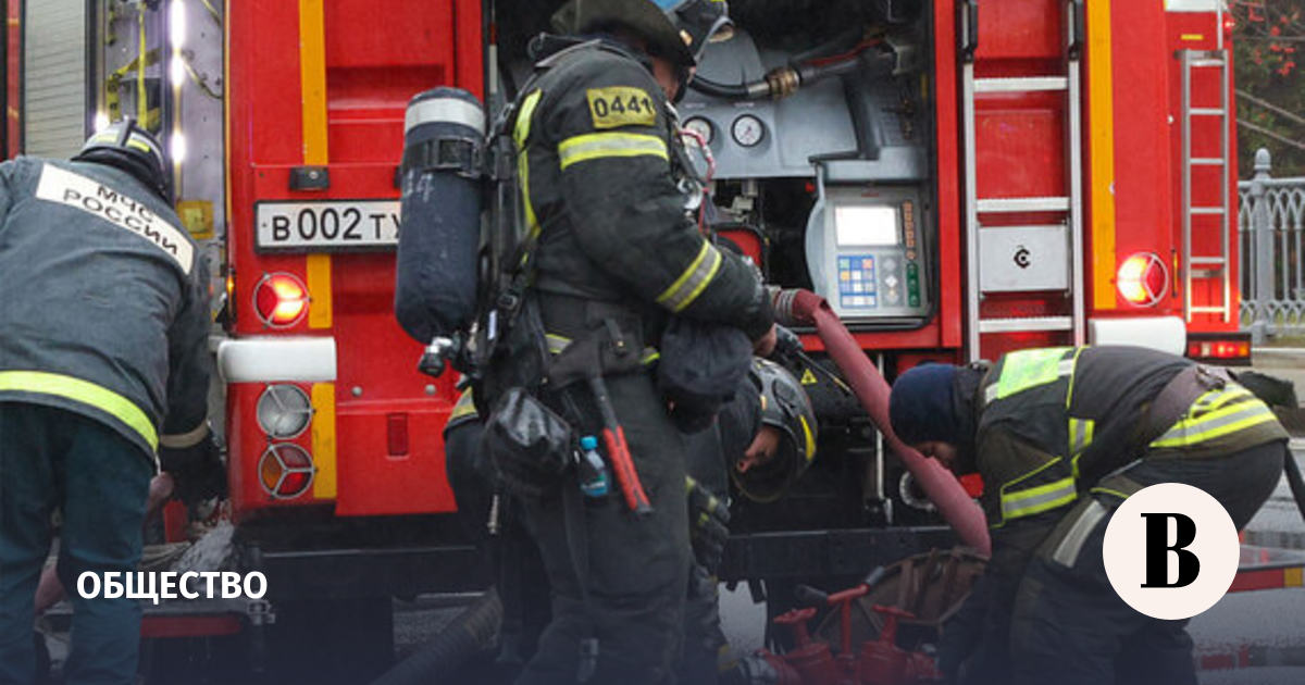 На предприятии в Калужской области возник пожар из-за упавшего дрона