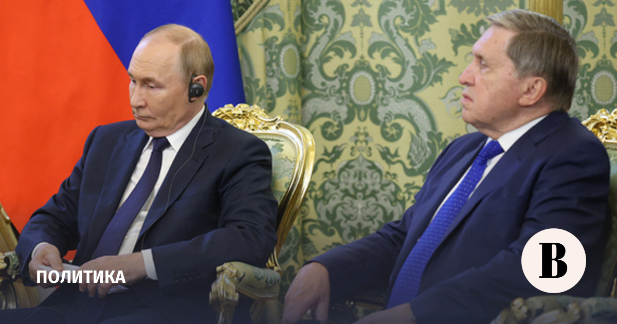 Ушаков рассказал о встрече Путина и Шредера тет-а-тет