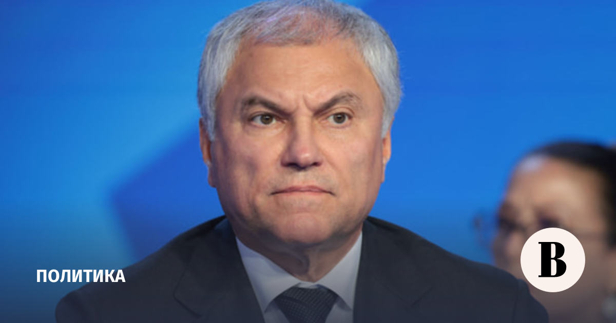 Володин вручил госнаграды депутатам