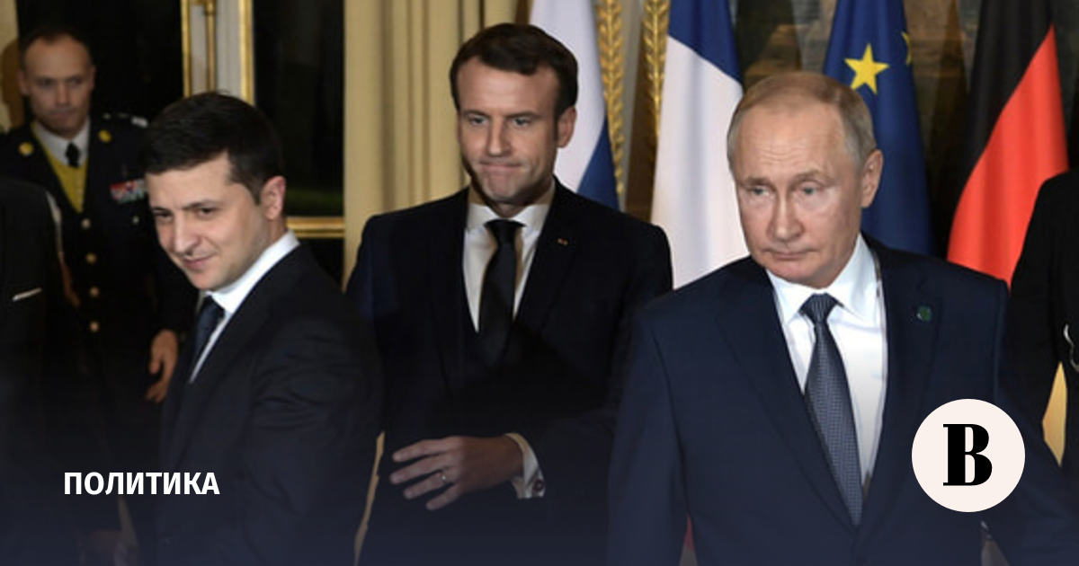 Песков рассказал о споре Зеленского с Путиным на встрече в Париже в 2019 году