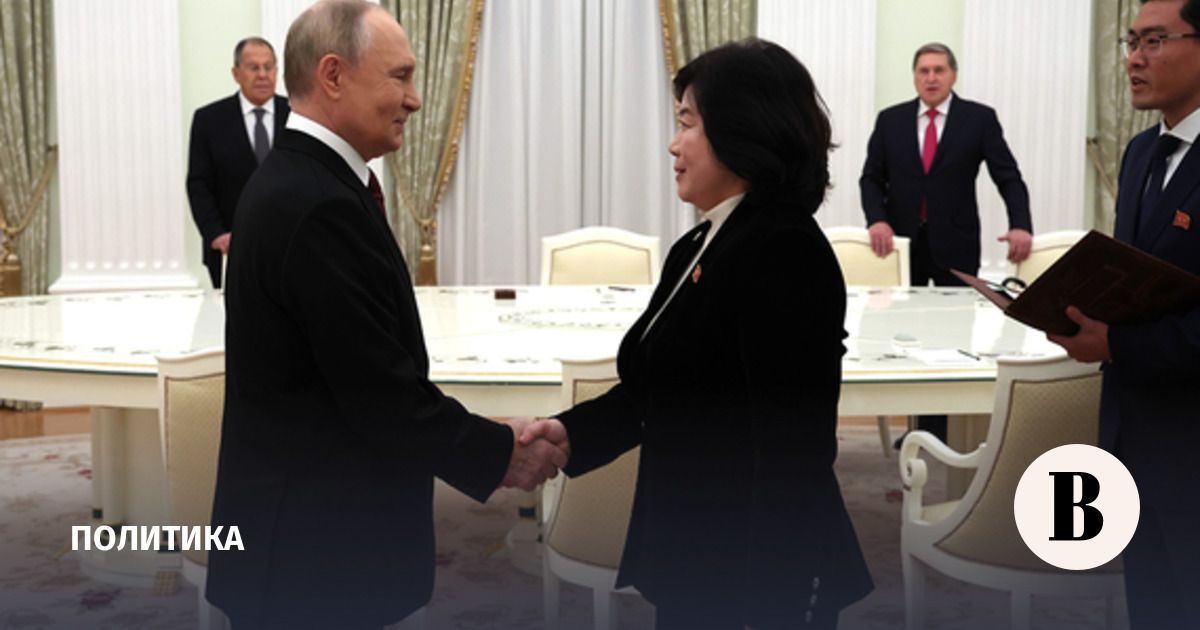 Путин принял в Кремле министра иностранных дел КНДР Цой Сон Хи