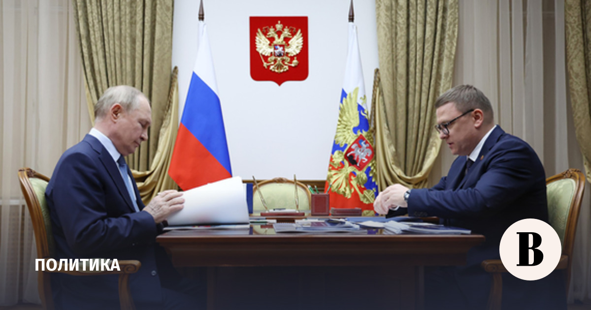 Путин провел встречу с челябинским губернатором Текслером